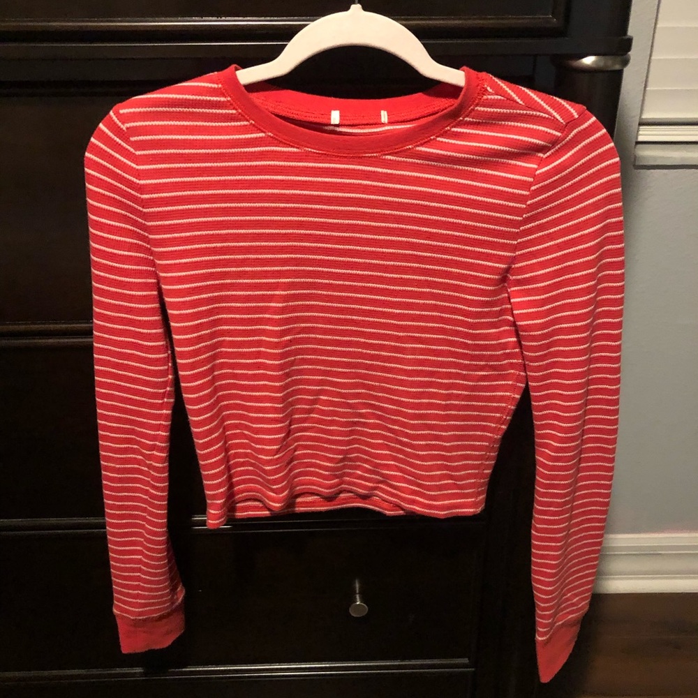 a stripe long sleeve